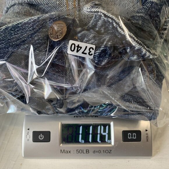 Vintage Lee Riders Stone Wash Trucker Denim Jacket VTG Size 12 MODERN SZ Small - Picture 11 of 11